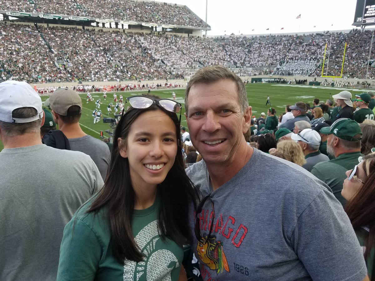 Enjoying a great weekend in East Lansing with my wonderful daughter.  #michiganstate
