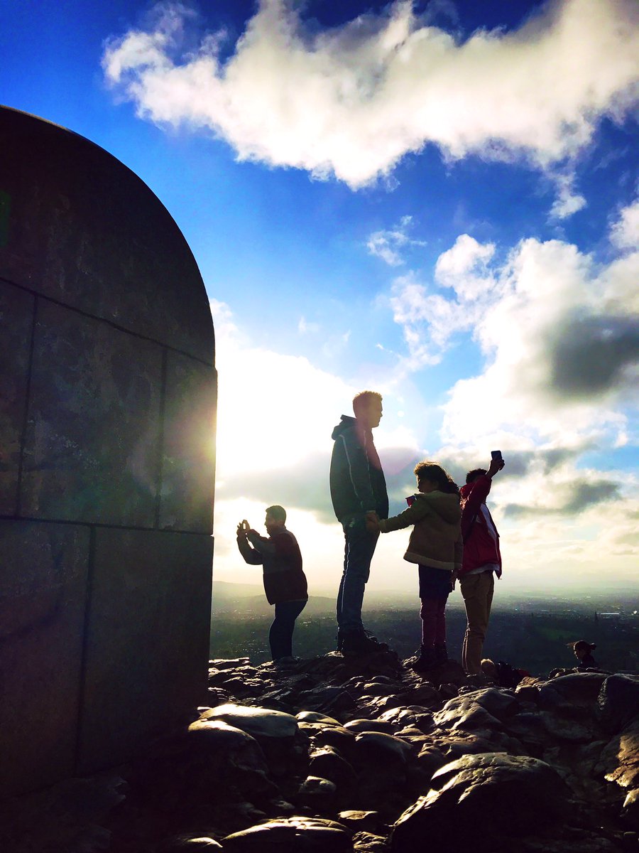 Su_Pa_La's tweet photo. Nice view from Arthur's seat, my kids really enjoy it! #Edinburgh #welcomescotland https://t.co/gIKmCjQ5eI