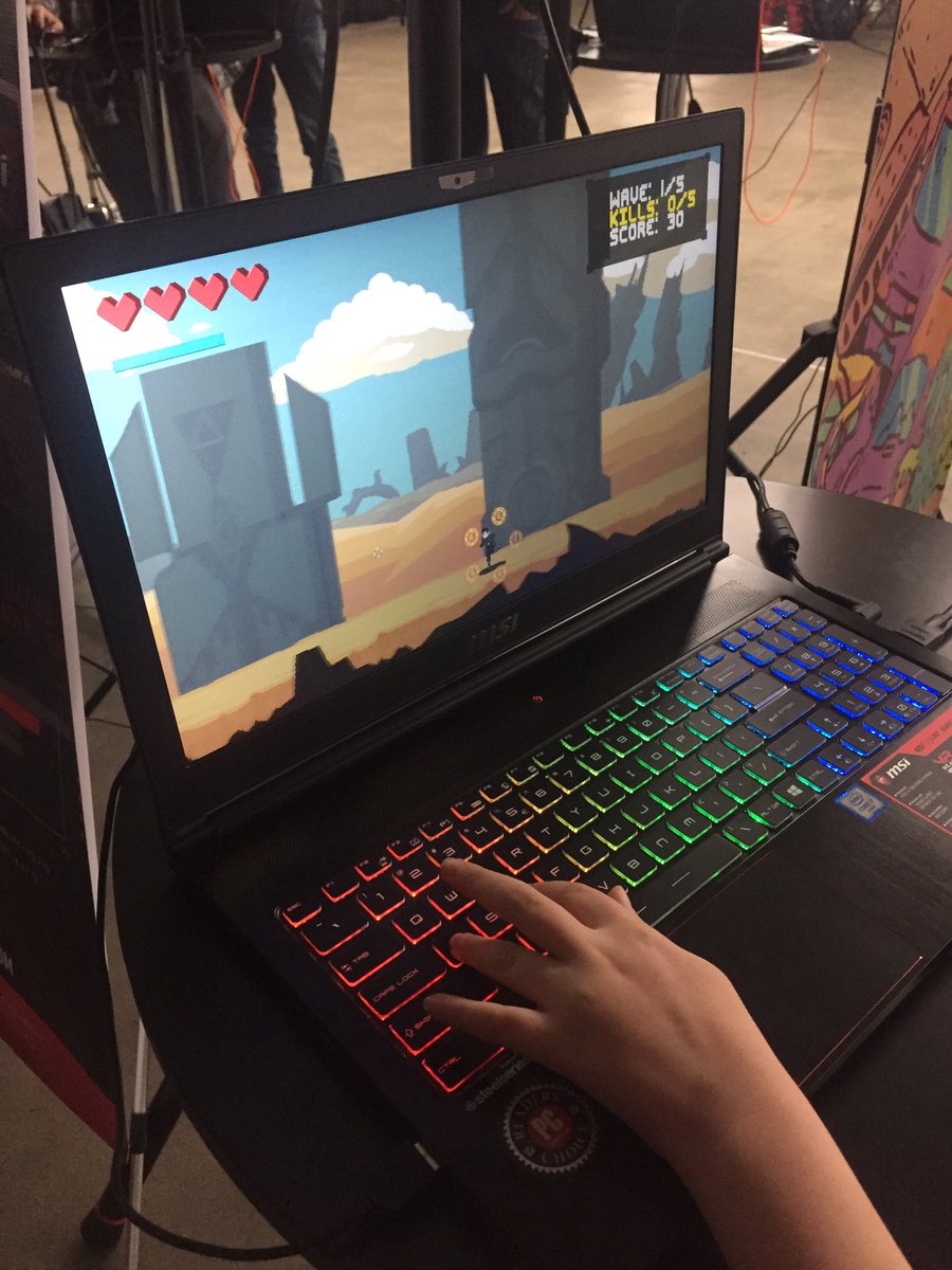 gamejolt's tweet photo. Wrapping up day 2 of #DHDEN17 #dreamhackjam https://t.co/VUGLRSgnob
