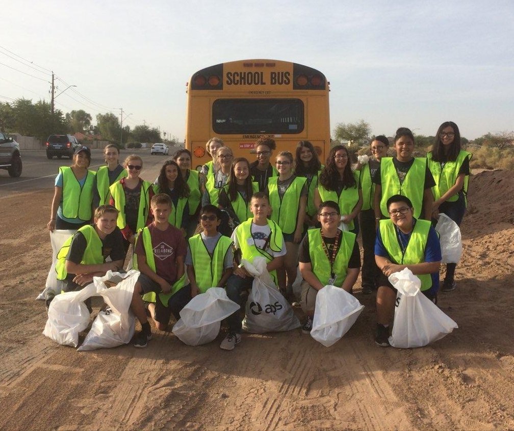 Cactus Middle School on Twitter "NJHS Cactus students & Mrs. Batina