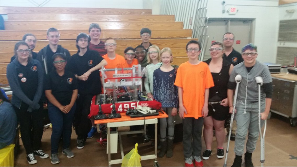 Thanks to all who participated on team 2495 in the competition today. We gained a lot of experience and had lots of fun.

#FRC #HornetPride