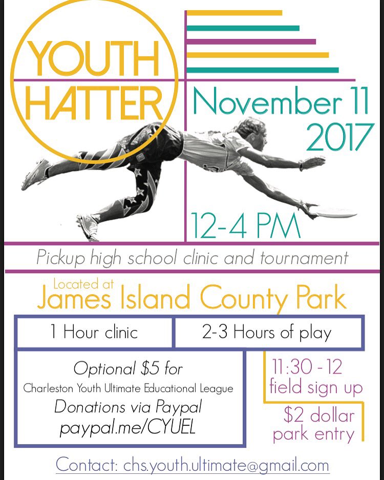 amhs_ultimate's tweet photo. Come join us at the Youth Hat Tournament 11/11 to learn more about the sport and meet new people! #sofly #ultimatefrisbee #theyouths https://t.co/wpuiP3Vujb