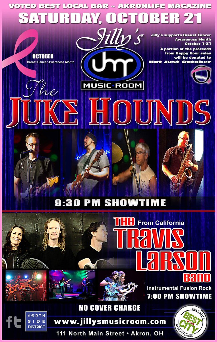 TheJukeHounds's tweet photo. Tonight! @TheJukeHounds at @JillysMusicRoom / 9:30 PM / Free admission. https://t.co/RCwIGYqt07