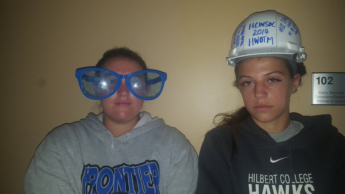 HilbertWSOC's tweet photo. Overdue DYC Match: Hardest Worker @npluu and MVP @bri_stegmeier44 #defensiveduo #gohawks 💙⚽️💪 https://t.co/vs0JI19OBY