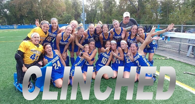 WUFH CLINCHES A BERTH IN THE MAC COMMONWEALTH PLAYOFFS FOR THE 1ST TIME SINCE '09 (seed and site tbd)!!!! #TeamPride #WUIsHungry 🦁