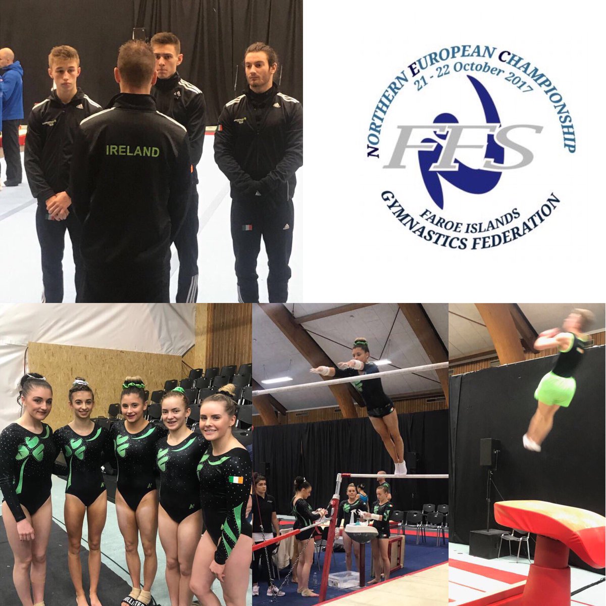 GymnasticsIre's tweet photo. Congratulations to #TeamIreland gymnasts who have made it to the finals tomorrow @ 2017Northern European Champs! Comp starts 11am Irish time https://t.co/2Uzlz3W5sz