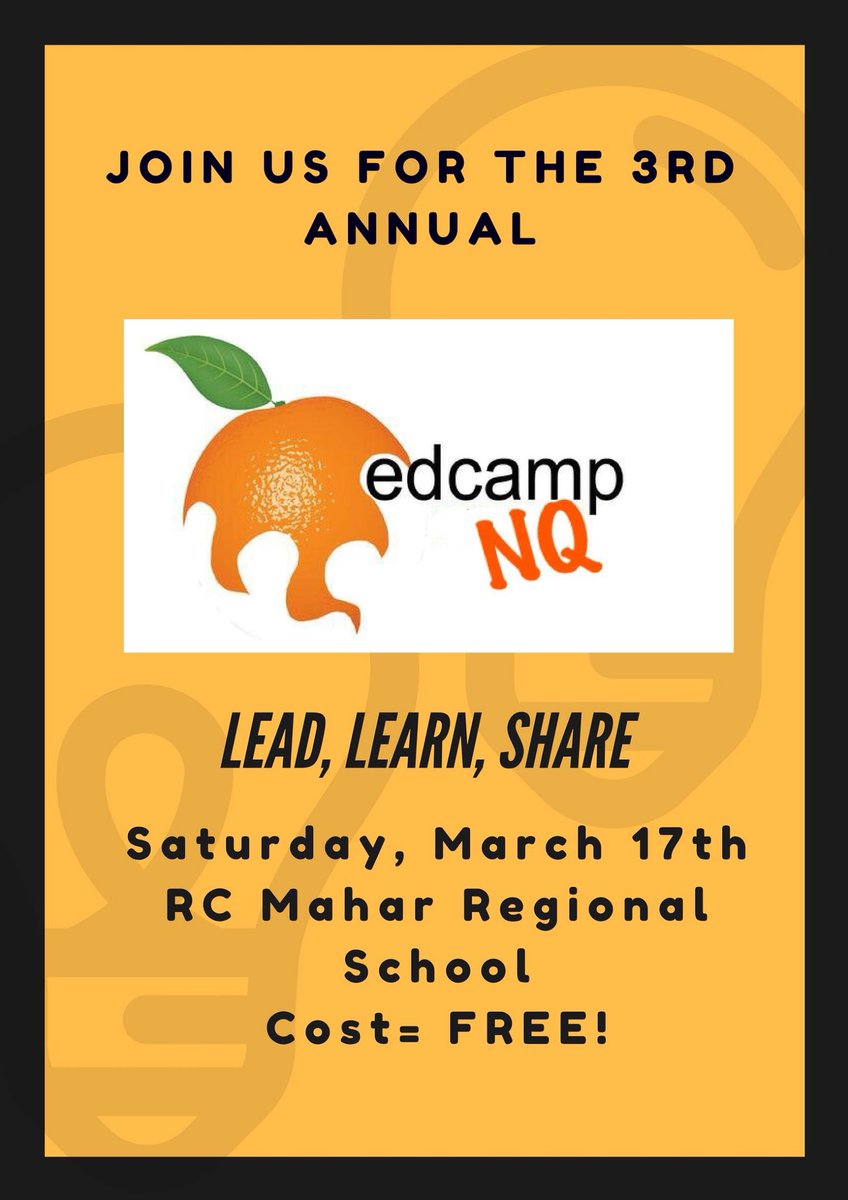 Mark those calendars, friends! #edcampnq #msaachat