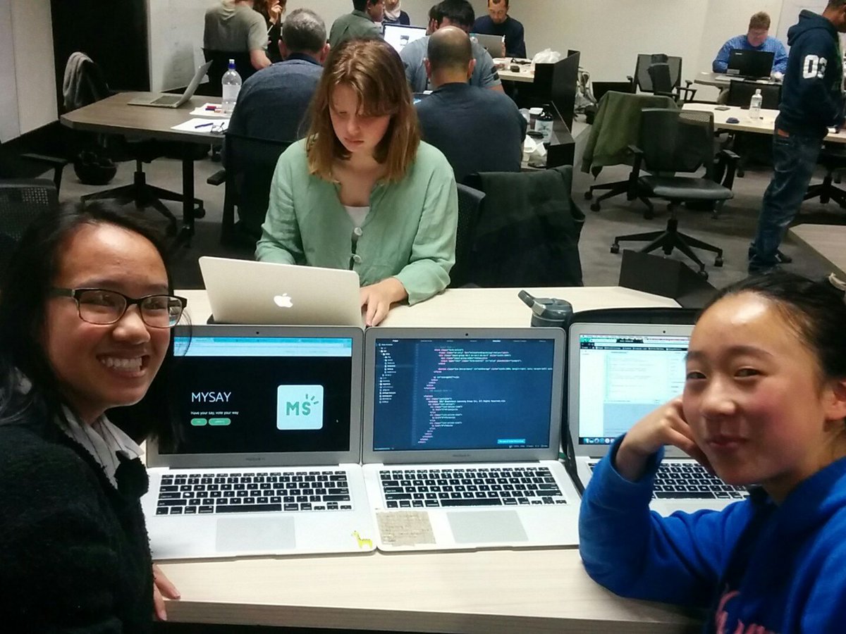 Ivan_Carlisle's tweet photo. Last day at #smartcitieshack #mggs DAPPS almost complete using the #Ethereum #blockhain Great work girls! https://t.co/IHj6yWtzO8
