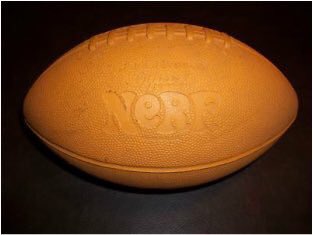 Super70sSports's tweet photo. It is believed that during the 70s and 80s a dog ruined a Nerf football somewhere in America approximately once every 18 seconds. https://t.co/M4j5hjd9GK