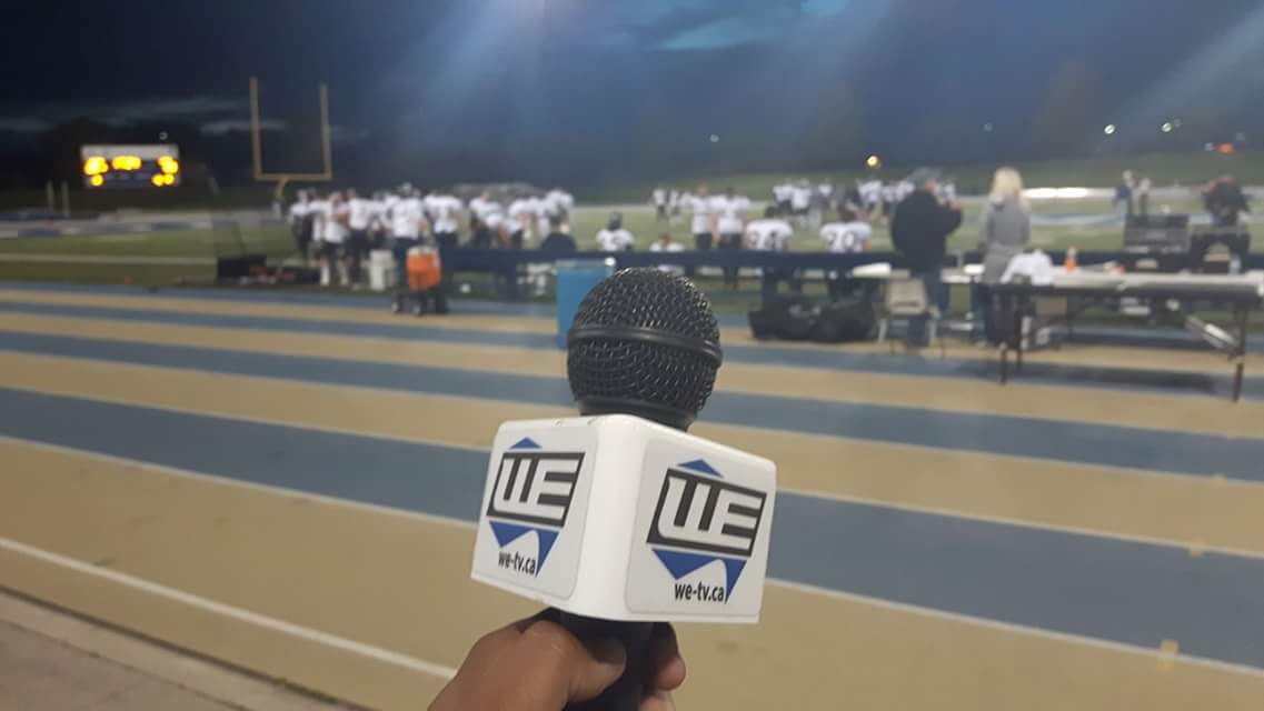 ASandersWindsor's tweet photo. From reporting at @NBLCanada Draft Combine straight to doing the @AKO_Fratmen playoff game. #CourttoField https://t.co/wwBa7wgWAo