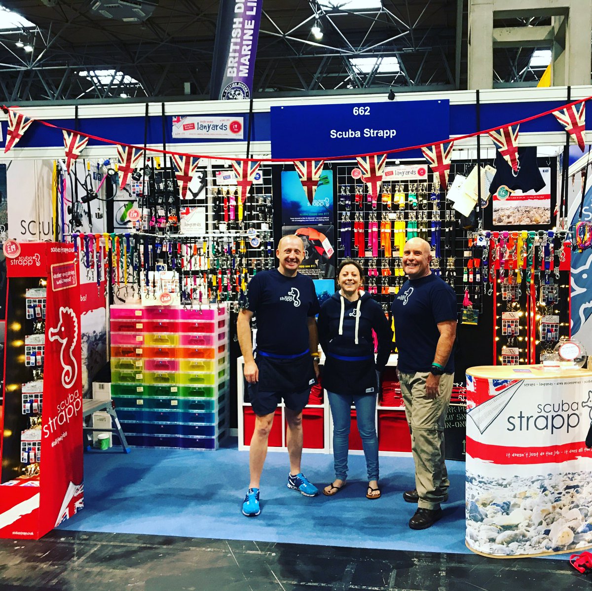 scubastrapp's tweet photo. A hugely successful day at #DIVE17 show, looking forward to tomorrow 😊 #scuba #strapp #Diveshows #DIVE17 #divegear #diving #scuba #scubauk https://t.co/2tOPHnOSAC