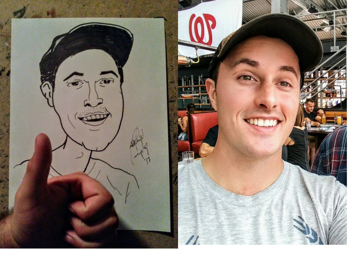 NateLGonzalez's tweet photo. Forgot to post this of my buddy @PeteMaybe  thanks for the inspiration buddy..hope you dig it! #CaricatureArt #Inktober #FirstTimeArt https://t.co/Z2zVcH3qcR
