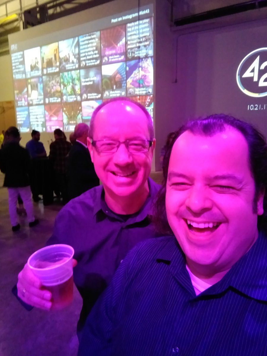 thefableforest's tweet photo. Crazy Actor @DLackenbauer1 & Producer Jason Green attend the @LOT42Canada Grand Opening in Kitchener tonight!
#Lot42 #IndieFilm #WhatASpace https://t.co/nHeNjBRCRf