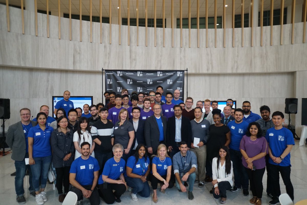 SOTI_Inc's tweet photo. The power of teamwork! Thanks to all teams who stood up to the challenge and brought their #innovation and #leadership today to #TechATC https://t.co/vL2ohYS85V