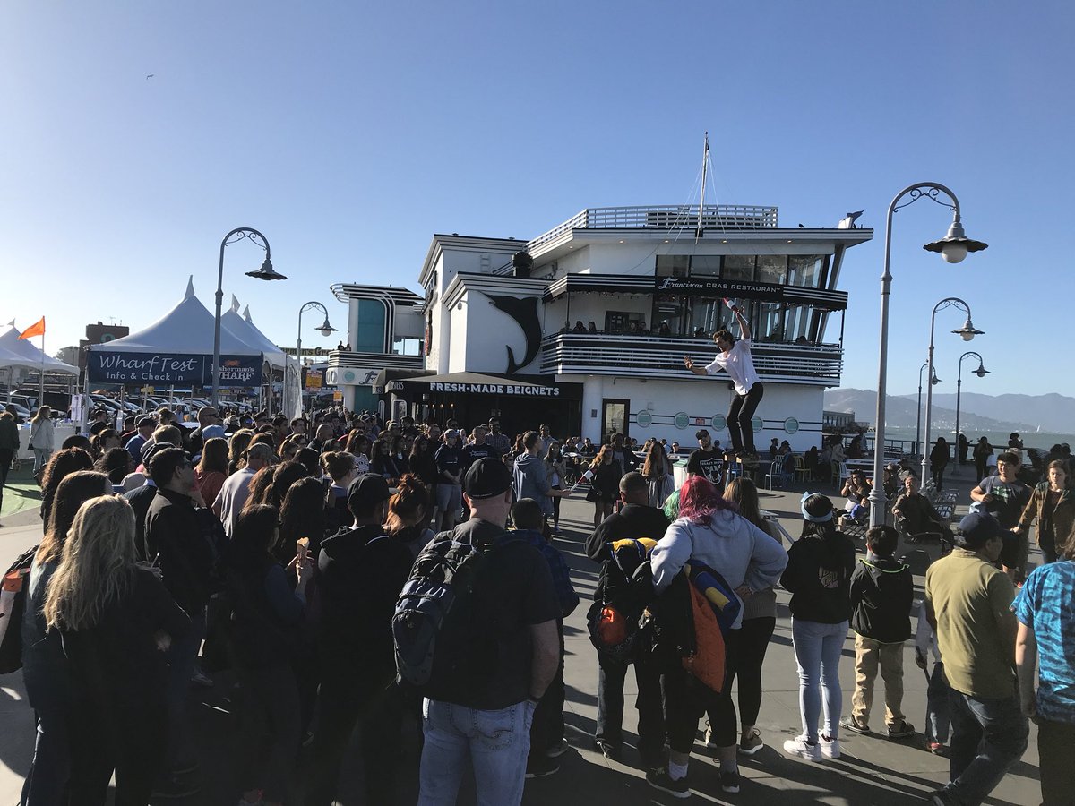 SFMarMendoza's tweet photo. Playing tourist for the day #WharfFest #SanFrancisco #MyDayinSF https://t.co/46njY54nmi