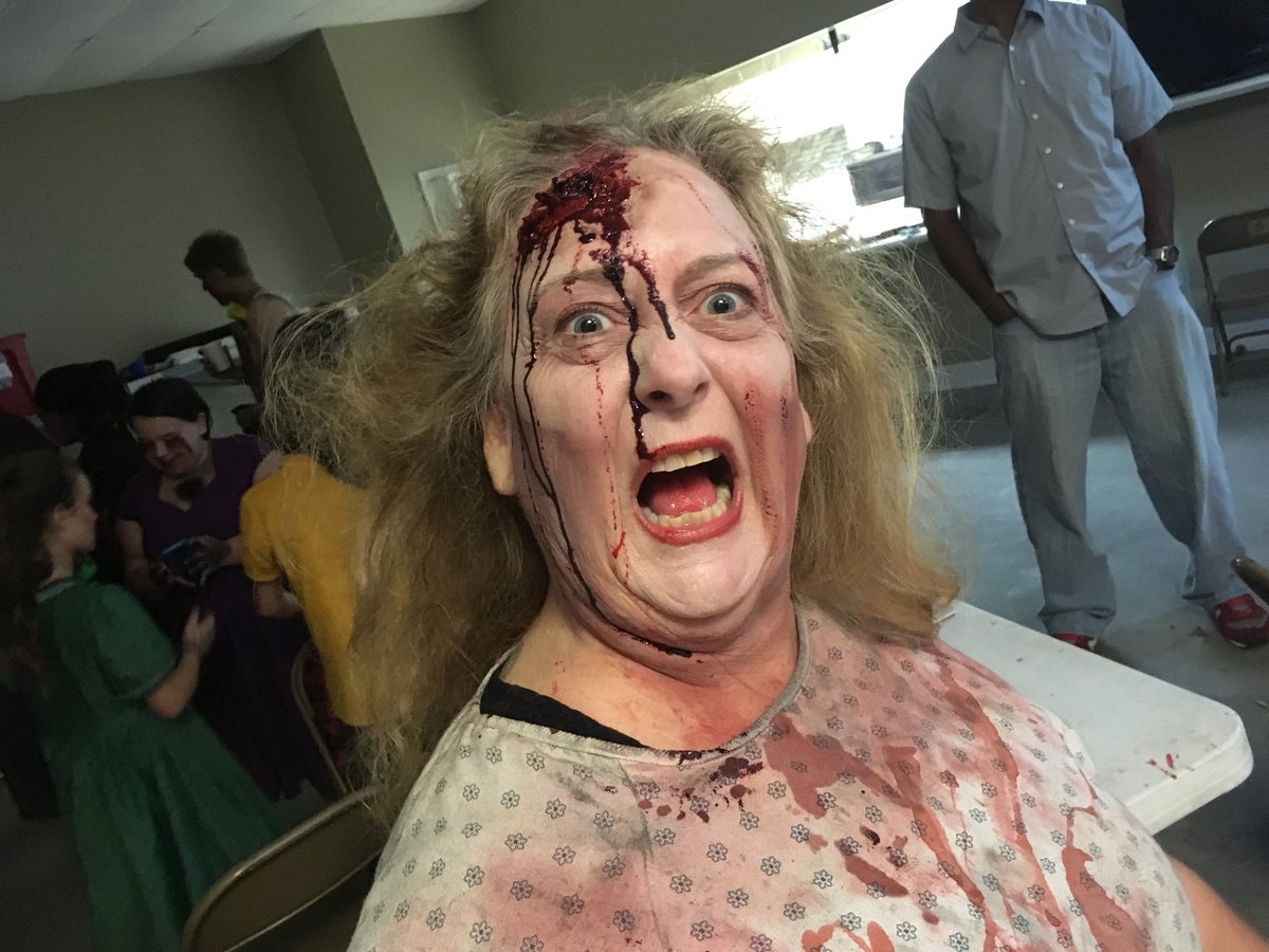 LPinderTV's tweet photo. Gearing up for @CWCJaycees #HallofHorror tonight in Cayce. You scared? @wis10 https://t.co/Z6fLWf8PQ3