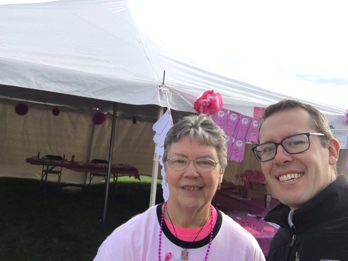 Great to catch-up with <a href="/IBCResearch/">IBC Research Fdn</a> this morning <a href="/MakingStrides/">Making Strides Walk</a>!