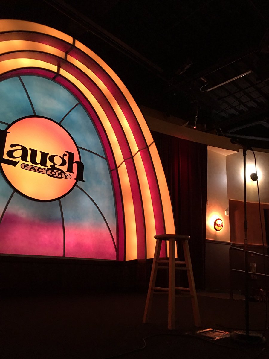 sceneofaction's tweet photo. I should sleep but Fuck it. I've never been to a legit comedy show. Hoping to get made fun of being this close. ๐ https://t.co/zvPn9JZ2fn
