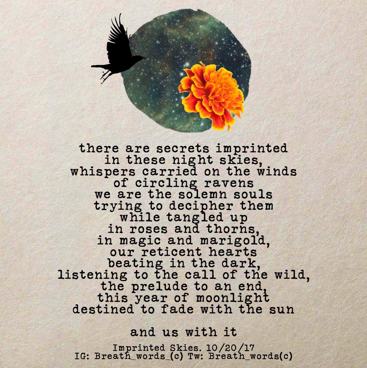 breathwords's tweet photo. Imprinted Skies.
#WrittenRiver #DimpleVerse
#octberfalls #cmoct #pwoct #shewolfoct #octIiL https://t.co/VVBVyBqqG7