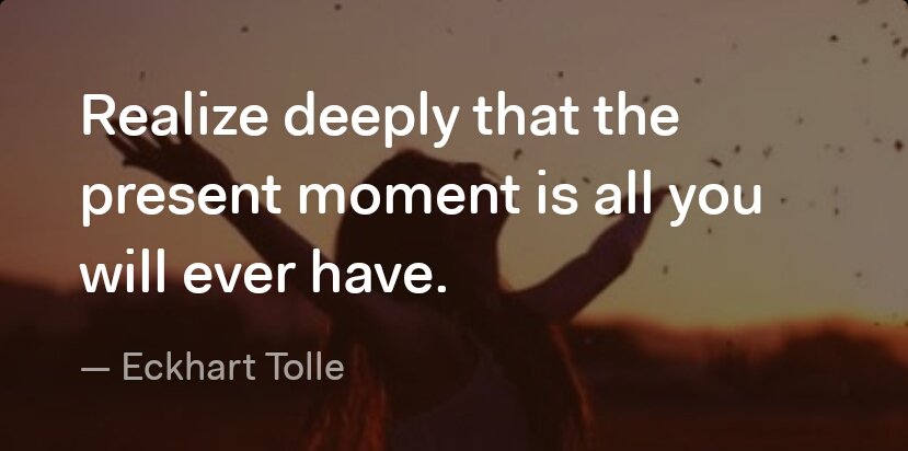 Ankitsanghavi1's tweet image. Realize deeply that the present moment is all you will ever have.
~Eckhart Tolle
#LeadersGetSocial #MotivationalQuotes #livetoday