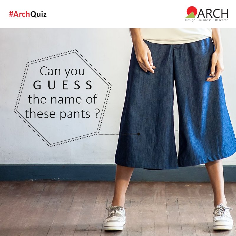 jaipurarch's tweet photo. Can you guess what these trendy pants are called? Let us know in the comments! #ArchAcademyofDesign #Arch #ArchQuiz https://t.co/LKZjTo55BW