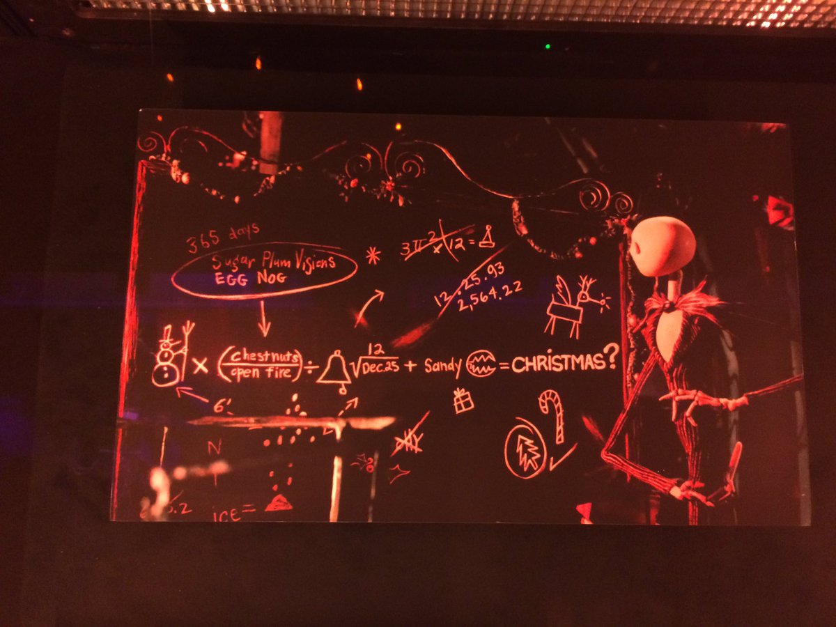 thatmathclass's tweet photo. Here to see #NightmareBeforeChristmas ... did you know that 🎃 Jack is a mathematician? #erhstweets #CNUSDTweetcher #C213MathMachine https://t.co/7Iaf2d1rmE