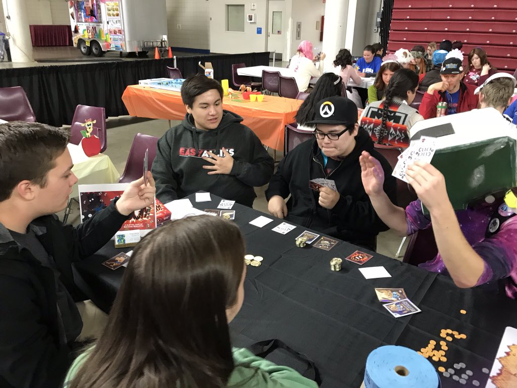 thing12games's tweet photo. Even robots like playing #ClickClickBoom at @CentralCityC4 Of course it won. ;) #CCCC17 https://t.co/rM3f7kCq0J