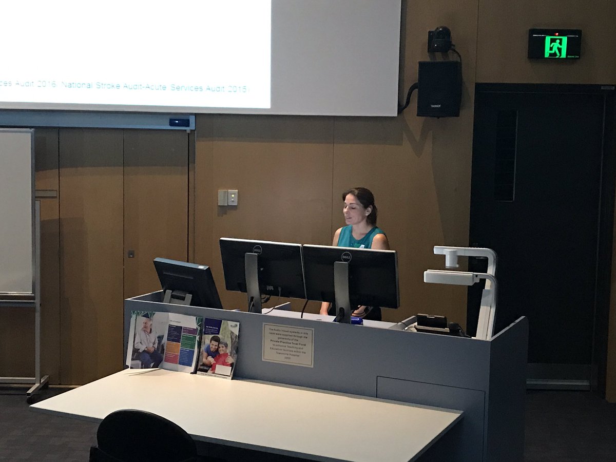 ShelaghBrennand's tweet photo. Working together with health authorities is what matters. YSS Townsville Stroke Forum this week. @strokefdn #strokefdn #astrokeofpoetry https://t.co/KKxoESfEVz