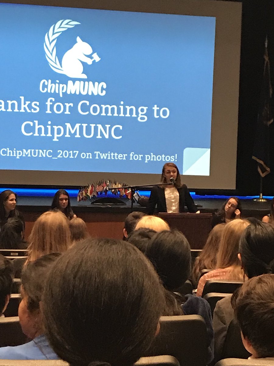 stoneymun's tweet photo. Emma reflecting to the conference delegates on what she is taking from @ChipMUNC_2017 and her thoughts on the day :) https://t.co/MyD7c9aqJr