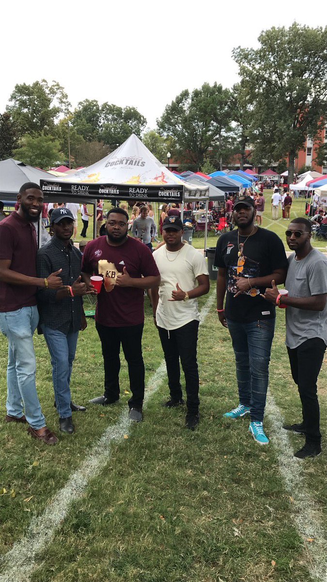 charlesreesew's tweet photo. Yeah, Homecoming tailgate was lit! #KBALPHAS #andthatswassup #blackexcellence https://t.co/1zuKWA5nSJ
