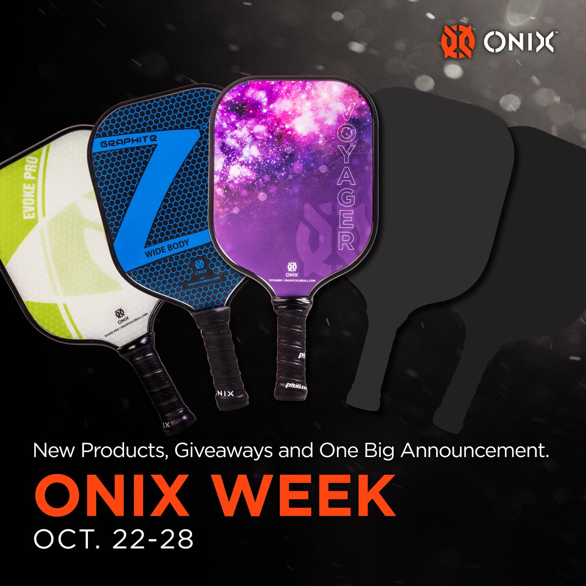 OnixPickleball's tweet photo. ONIX Week is kicking off tomorrow! We can't wait to get this week FULL of giveaways &amp; announcements started! #ONIXweek #ONIX #Pickleball https://t.co/Eeb3WouS2h