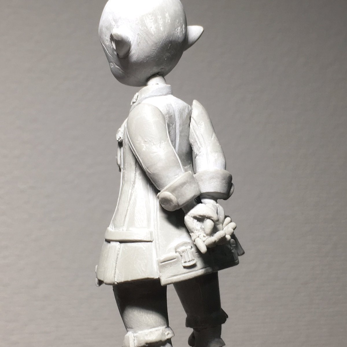トーナ427 後ろで組んだ手 指は一本ずつ作って貼り付けました Ffxiv Ff14 リアルクラフター