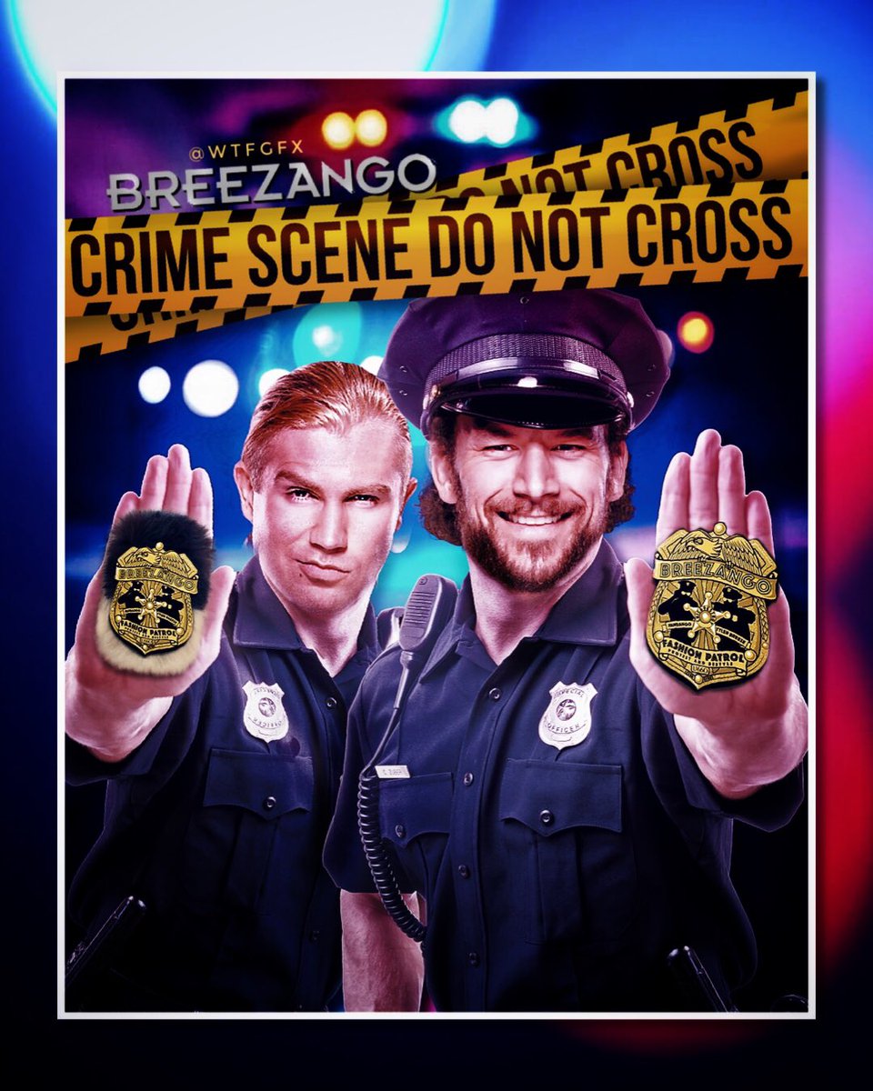 wtfgfx's tweet photo. You Have The Right To Remain Stylish 🚨 #TylerBreeze #Fandango #Breezango #FashionFiles  #SDlive #SmackdownLive @mmmgorgeous @wwefandango https://t.co/ybWYg4u9pv