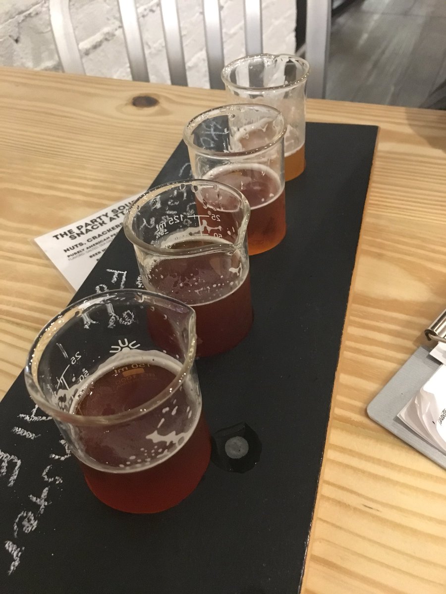 OhioBeerBaron's tweet photo. Literally the pours (except the last one) we got from @BraxtonBrewCo Lab (at @Partysourcegar). Only $15.50 too!😳 Why I need to stay in Ohio! https://t.co/3Pjz2KdFA8
