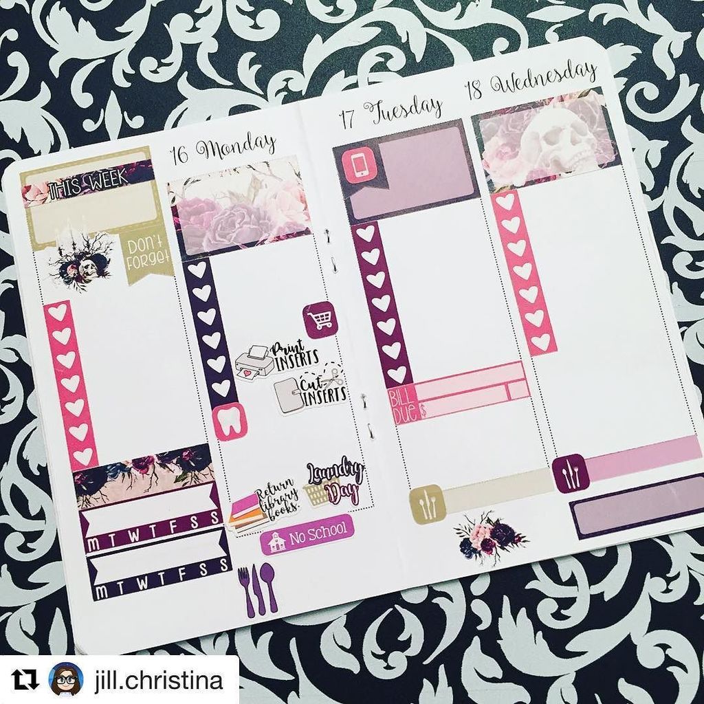PplOverPlanners's tweet photo. Lovely pocket spread from @jill.christina 😍 https://t.co/o7sTXbmdnO