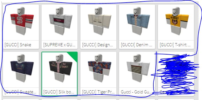 Roblox Shirt Codes Gucci Free 6 Robux - 