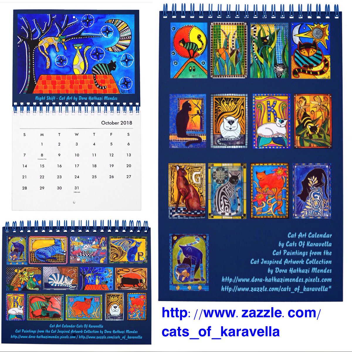 DoraHathazi's tweet photo. Cat Art Calendars 2018 https://t.co/rV9sO6rR5c #cats Catlovers #catsoftwitter #calendars2018 #art https://t.co/N2VVlHaogd