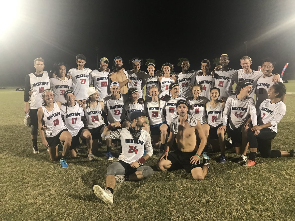 USAUltimate's tweet photo. The only team w/ a chance to win the Triple Crown is advancing to the mixed 2017 #USAUNats final—@SeattleMIXtape! https://t.co/8Pjurnmqf9