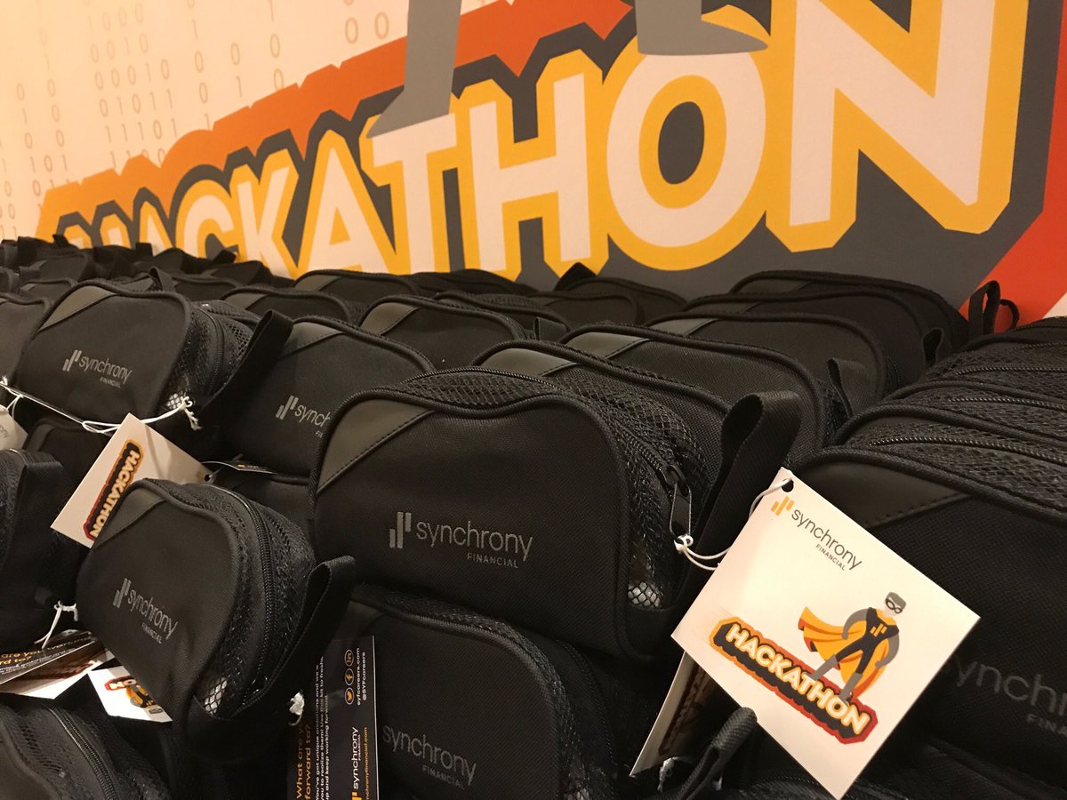 SYFCareers's tweet photo. Hey hackers, our travel kits will help keep you coding through the night! #Money2020 #lifeatsyf #hackathon https://t.co/Ao7aHQloTd