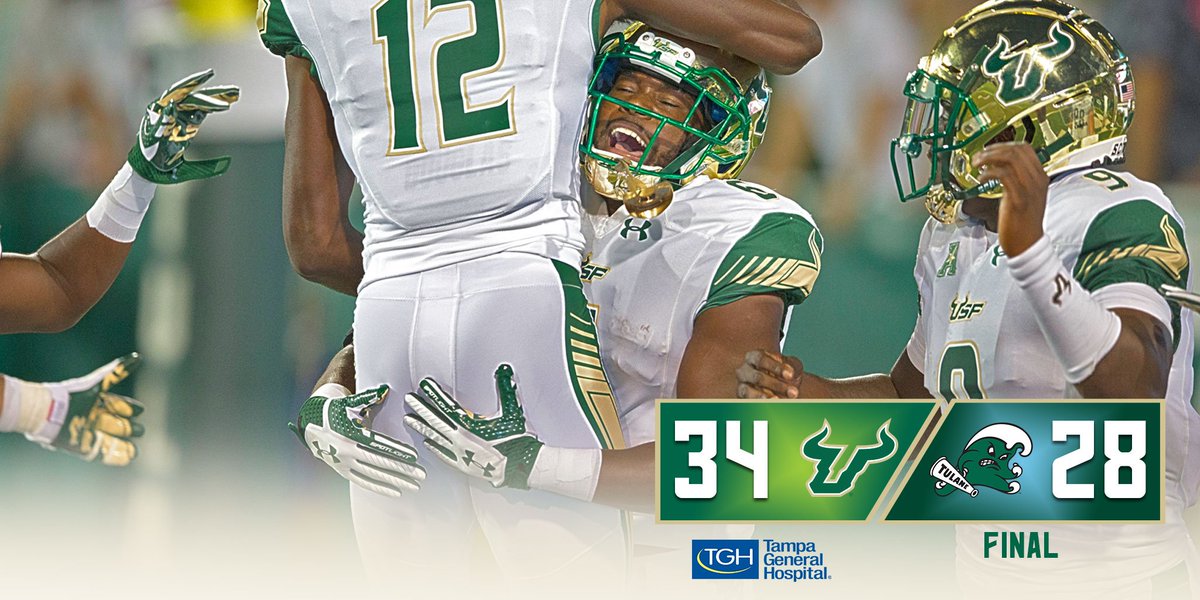 USFFootball's tweet photo. 7-0 (4-0). #BullStrong https://t.co/esgXHPEPAj