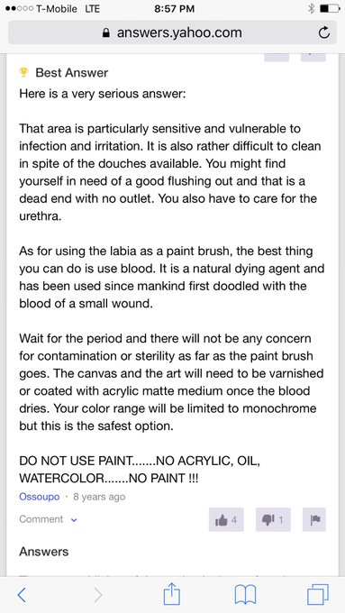 I was trying to find vagina safe paint ... .. . 😂😂 https://t.co/BP7HJ3qcBY