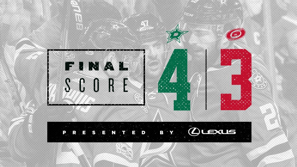 DallasStars's tweet photo. STARS WIN!!! That's four wins in a row for your Dallas Stars, and we're now 5-3-0 on the season! #GoStars https://t.co/OiMzTY82tY