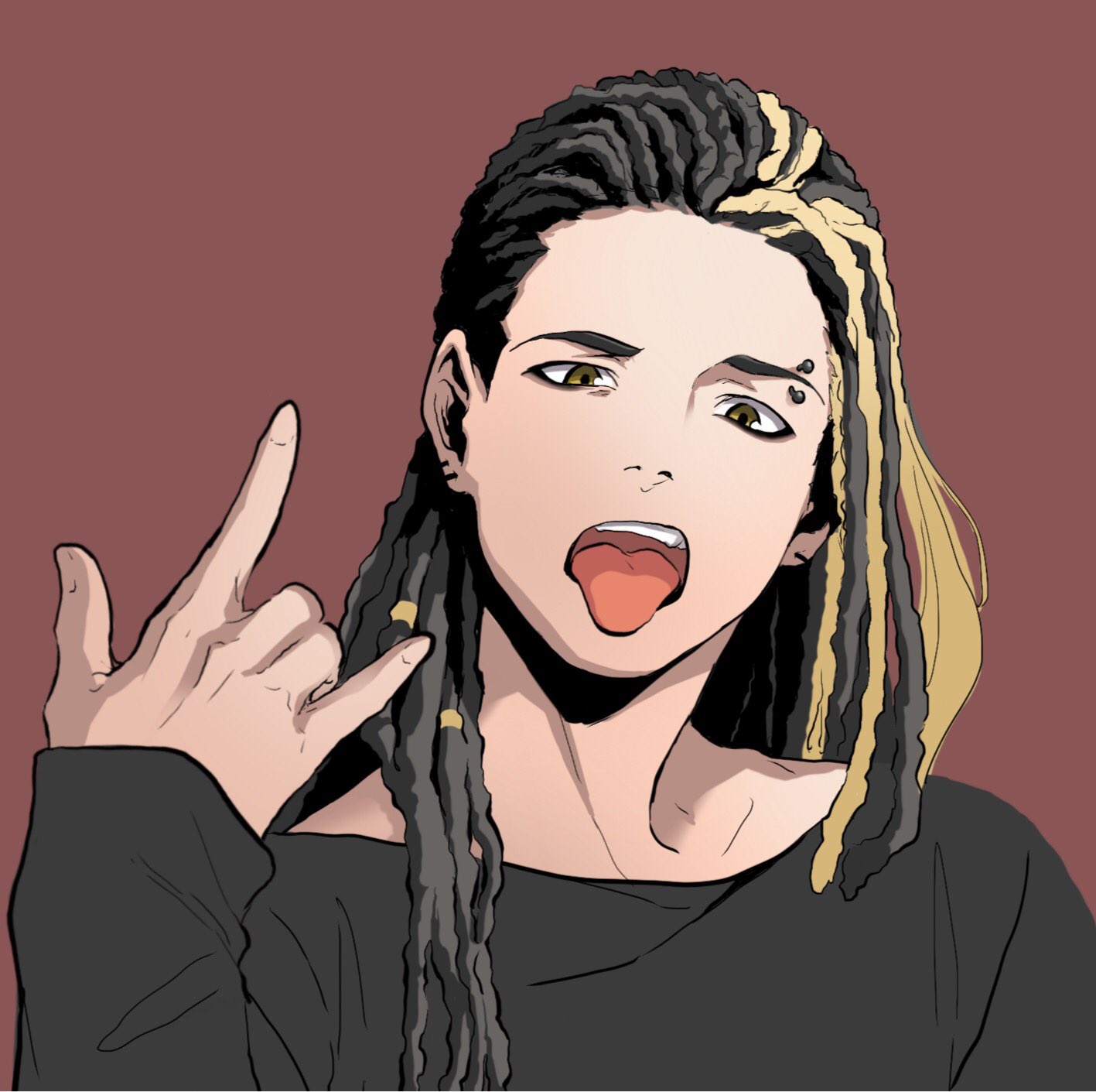 Anime Character With Dreads