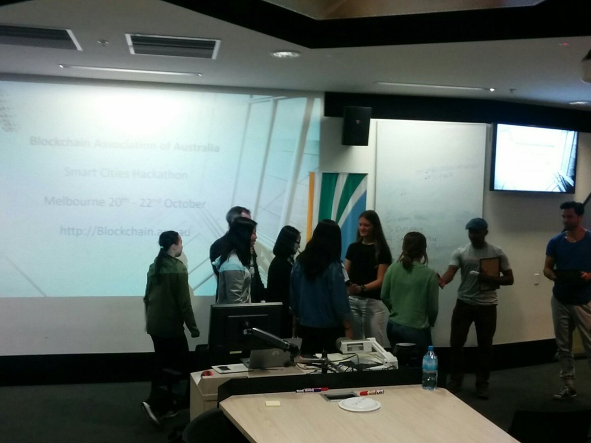 Ivan_Carlisle's tweet photo. MGGS team MySay takes out third prize in the #Smartcitieshack @MGGS amazing work girls https://t.co/TfG9DOKTxy