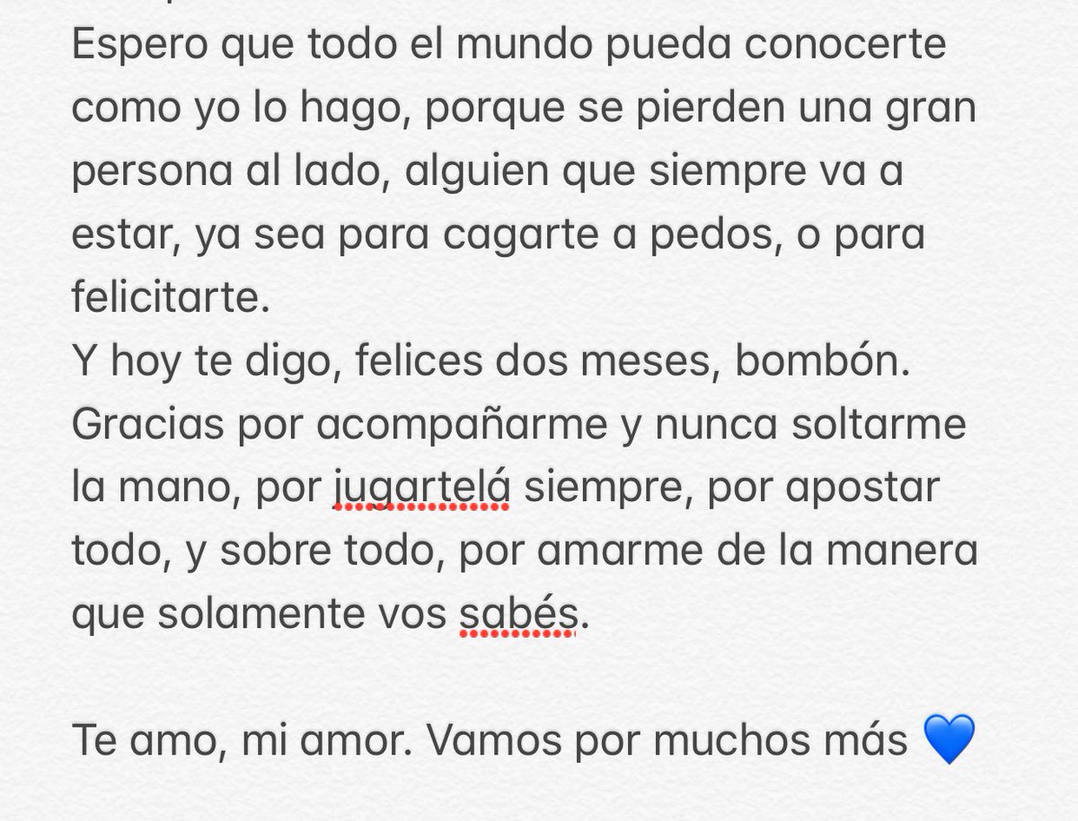 Vos no tenes una mínima idea de lo bien y feliz que me hacés, Mi 5:55.💙 06.08 - 22.08.