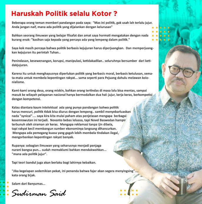 Haruskah Politik SelalU Kotor?