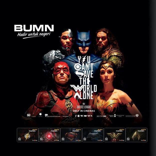 bima_161's tweet photo. Mandiri e-money #justiceleague @bankmandiri @SupermanFansID @justiceleagueuk #superman #batman #wonderwoman #aquaman #theflash #cyborg https://t.co/xlTTtdWTtU