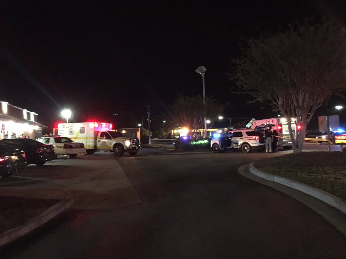 SavPolice's tweet photo. #SCMPDalert 1 male shot at Abercorn & Apache. Life-threatening injuries. https://t.co/4j6mXQaRus