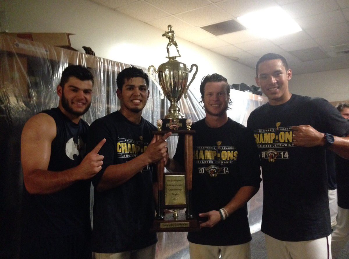 A few years back the boys were Cal League Champions... tonight they are American League Champions! Congratulations <a href="/astros/">Houston Astros</a>