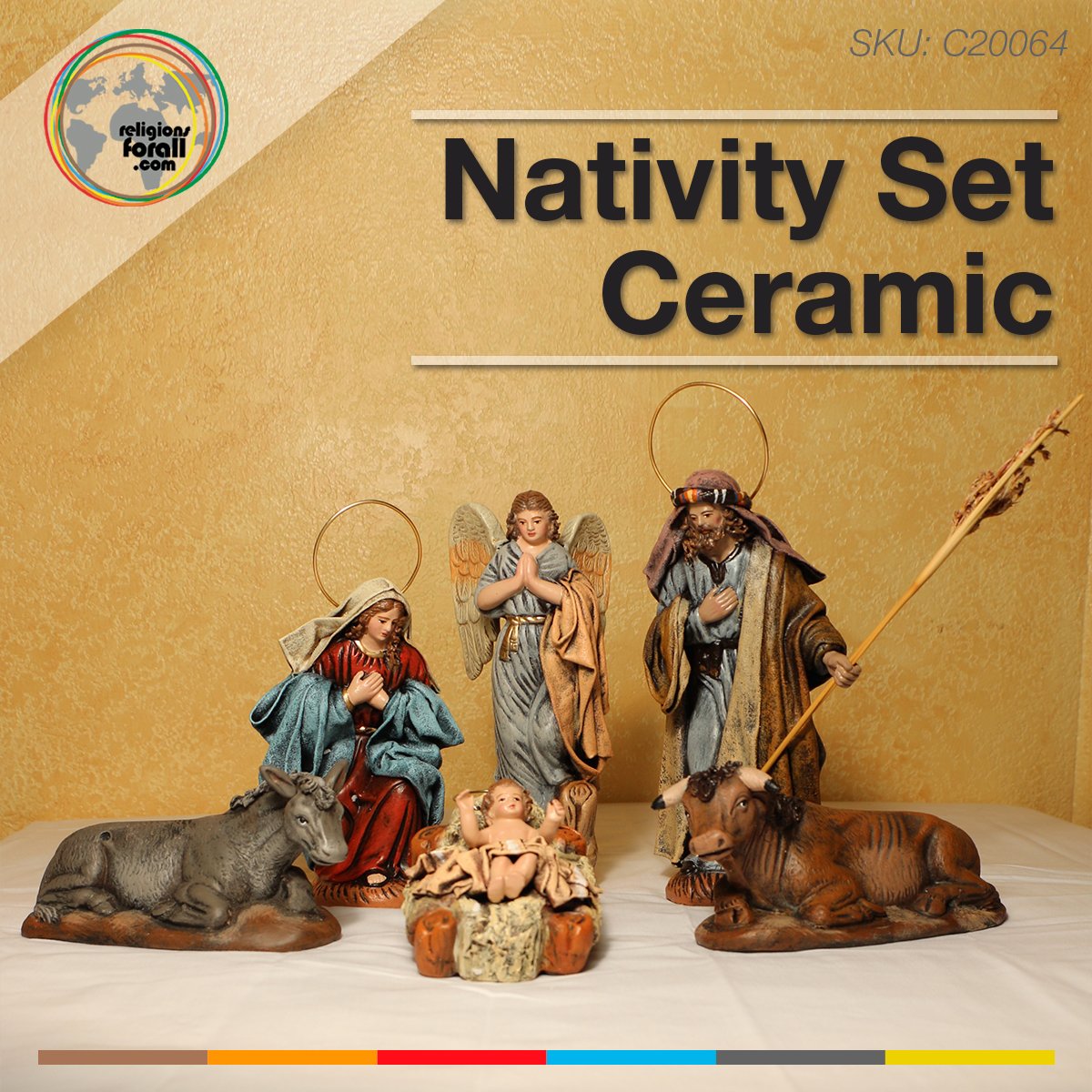 Religionsforall's tweet photo. Ready for Christmas? Get your Nativity Set Ceramic here 👉👉https://t.co/SmOTqCJjqD

#ReligionsForAll #Christmas #Shop #Nativity #Love https://t.co/OUQlj4lwUA